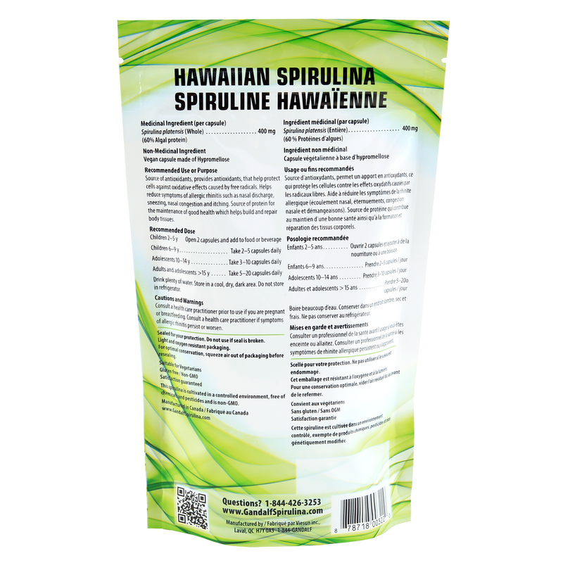 Hawaiian Spirulina - 400mg