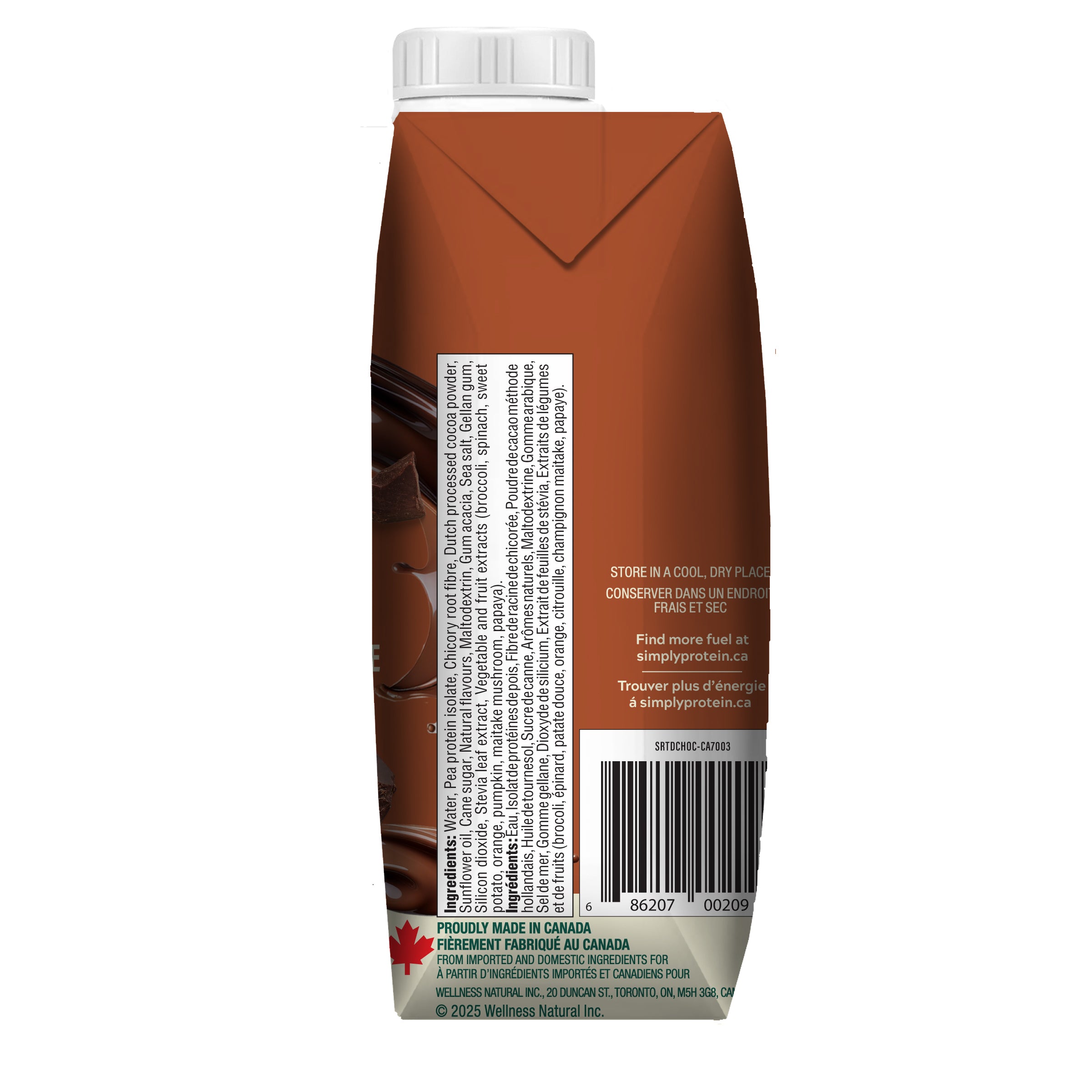 Simply Protein Rich Chocolate Plant-Based Ready-to-Drink Protein Shake