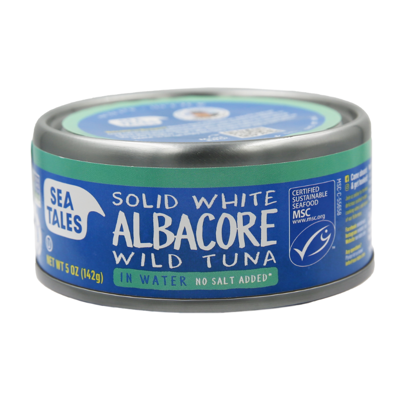 Solid White Albacore Wild Tuna in Water No Salt Added