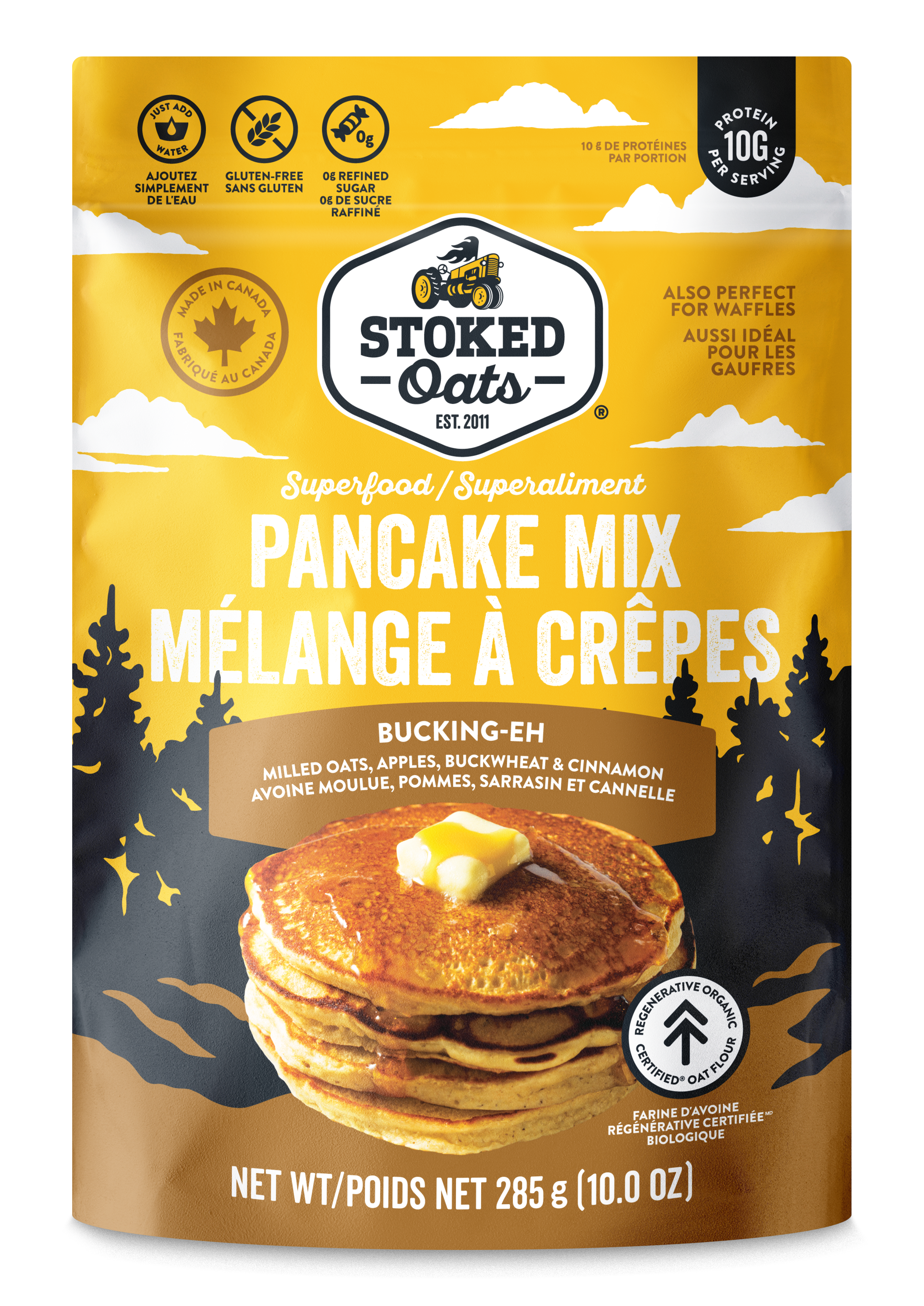 Stoked Oats Bucking Eh Pancake