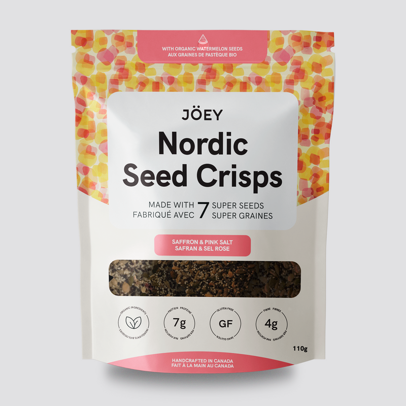 Saffron & Pink Salt Nordic Seed Crisps