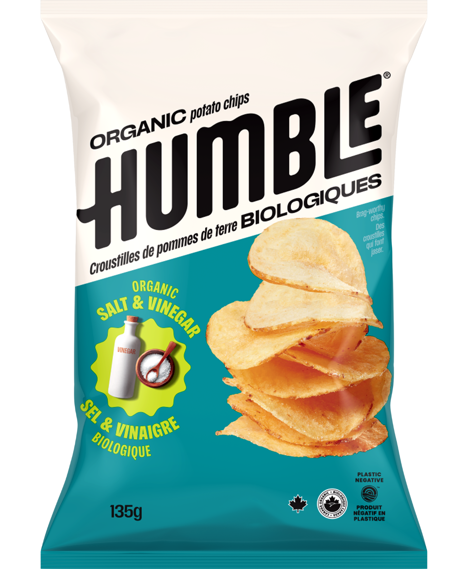 Humble Potato Organic Sea Salt and Cider Vinegar Potato Chips