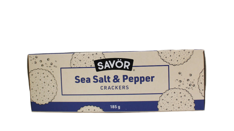 Sea Salt & Pepper Crackers