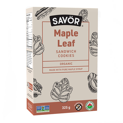 Organic Maple Leaf Creme Cookies