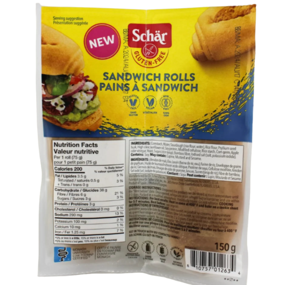 Gluten-Free Sandwich Rolls