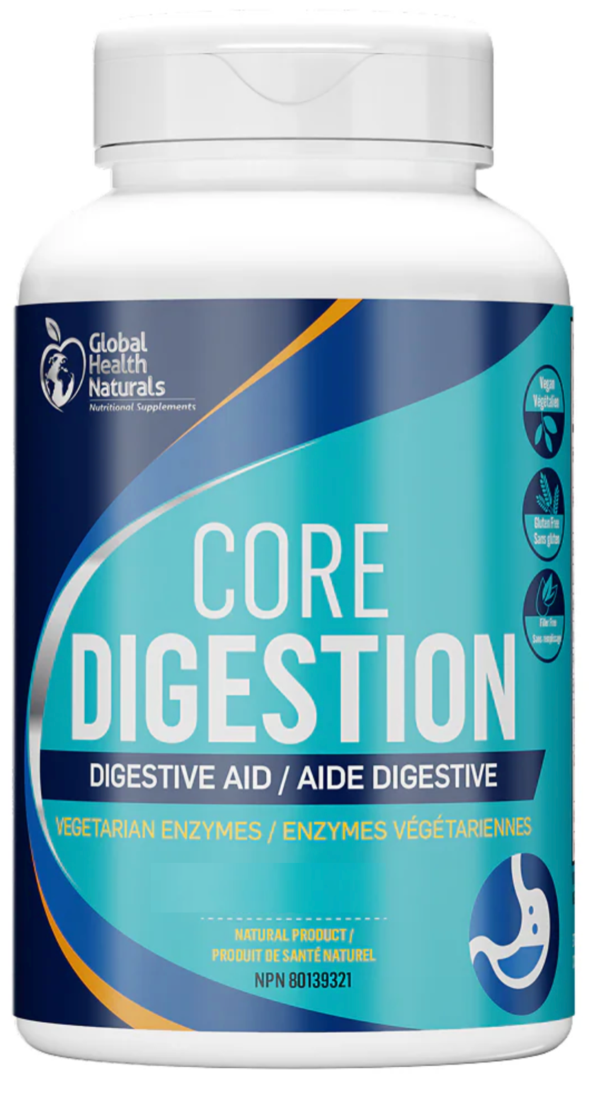 Global Health Naturals Core Digestion Vegan Enzymes