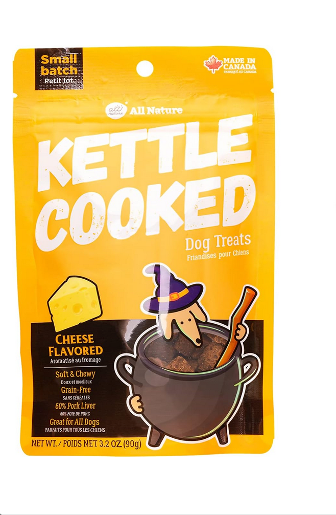 Cheese Flavored Kettle Cooked Dog Treats