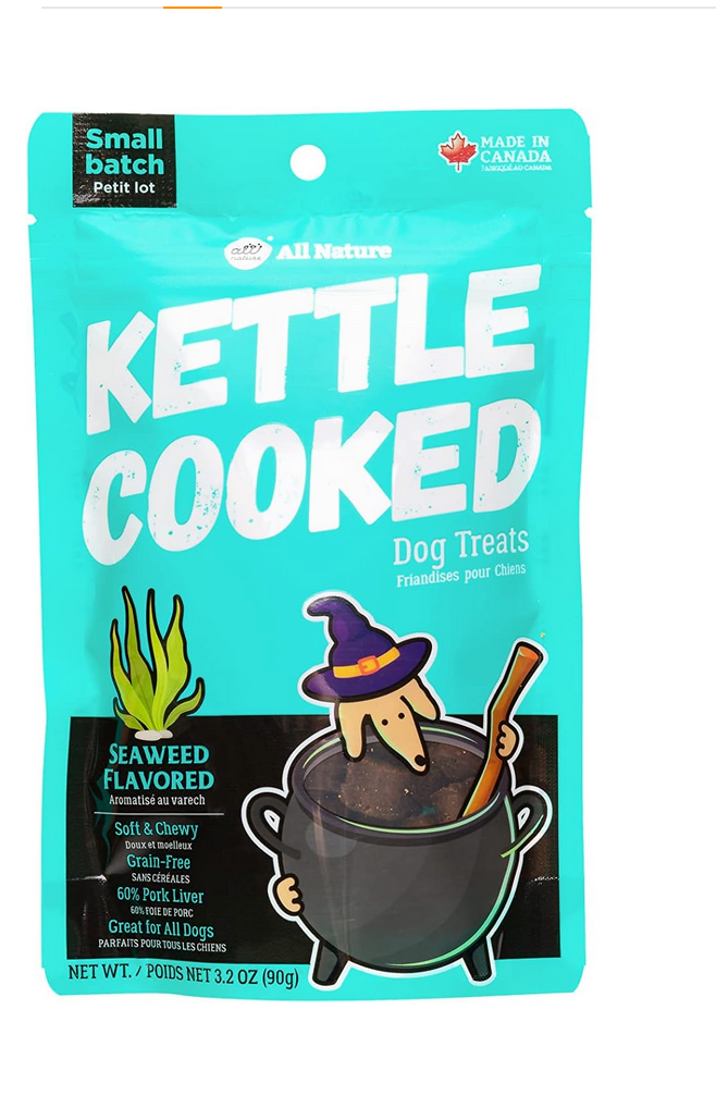 Seaweed Flavored Kettle Cooked Dog Treats