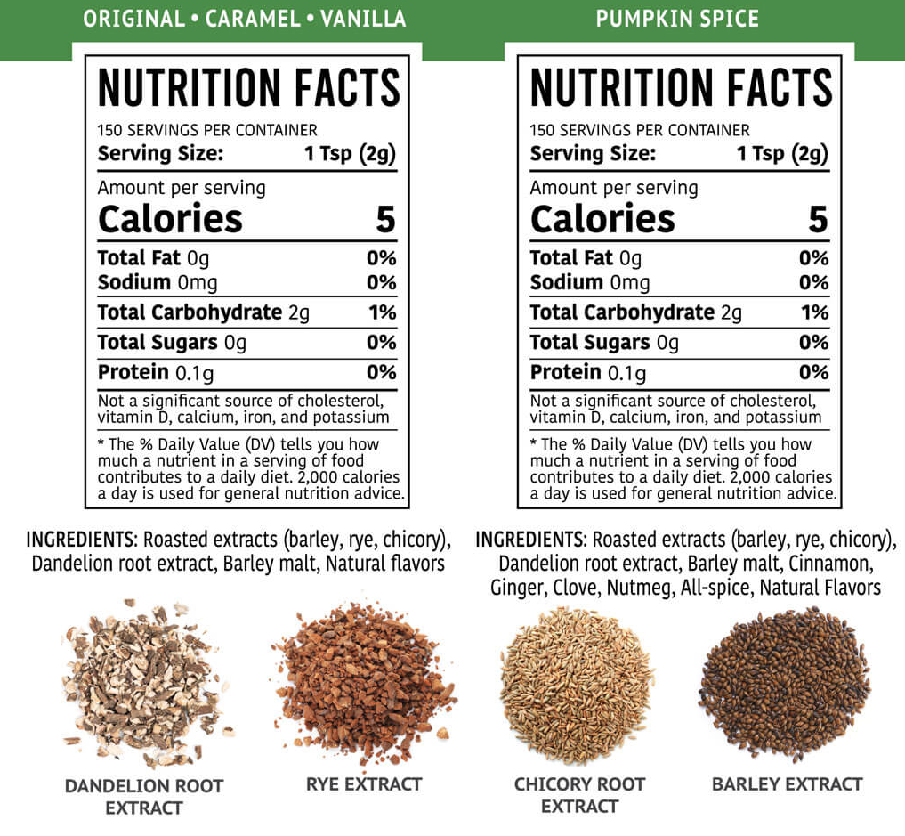 Nummy Creations Herbal Coffee Alternative Sampler Pack