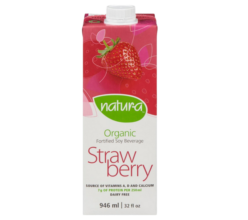 Organic Strawberry Soy Beverage