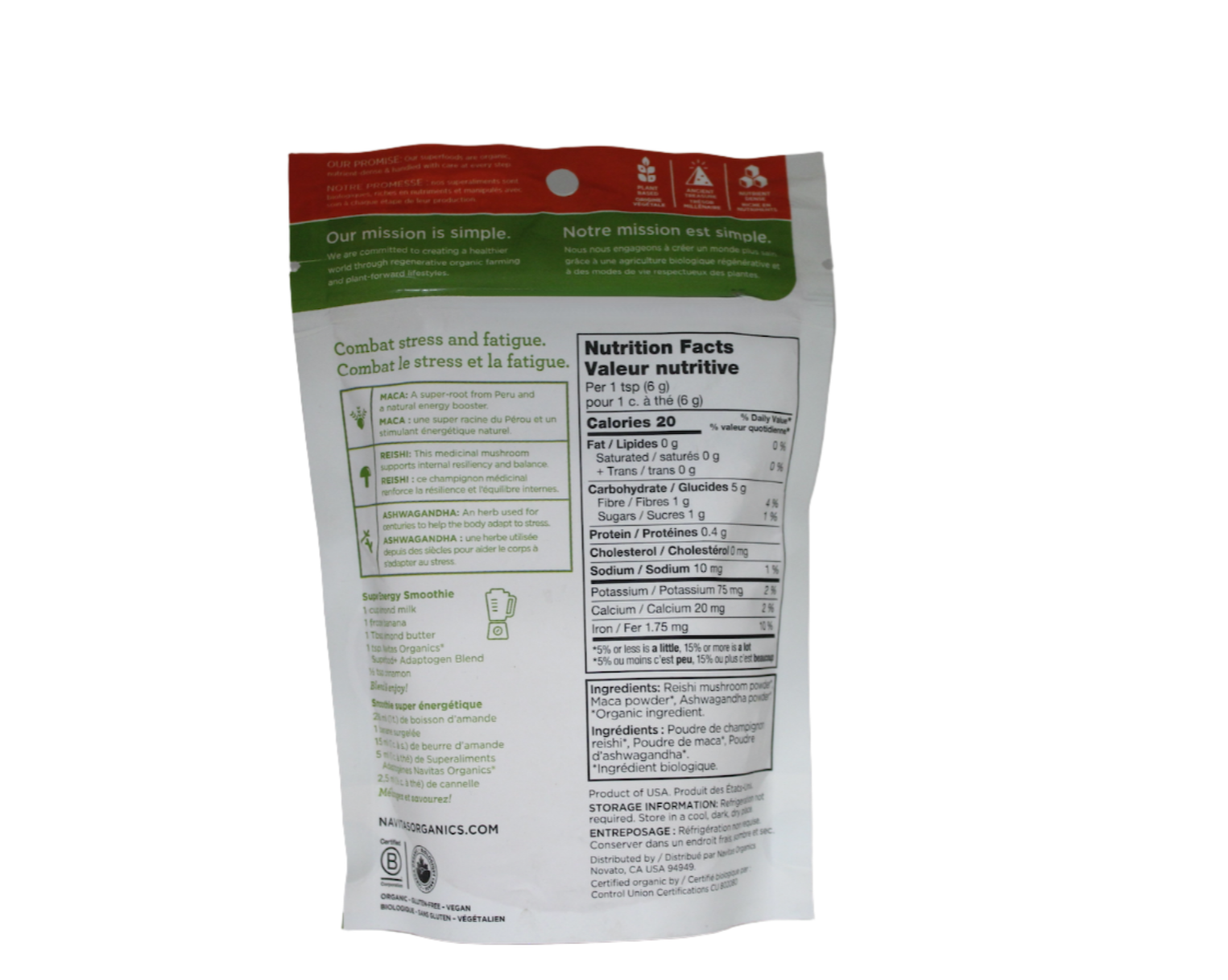 Organic Superfood+ Adaptogen Blend
