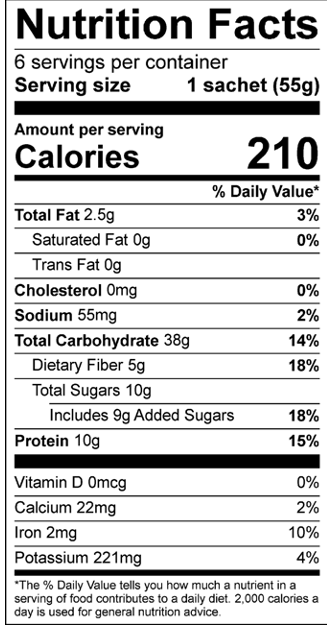 One Degree Gluten-Free Organic Apple Cinnamon Protein Instant Oatmeal