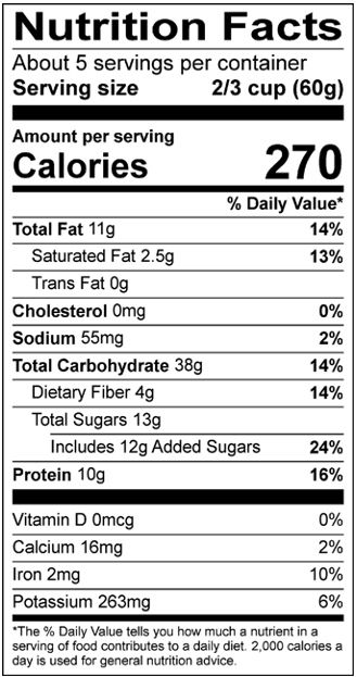 One Degree Organic Gluten-Free Coconut Cacao Protein Granola