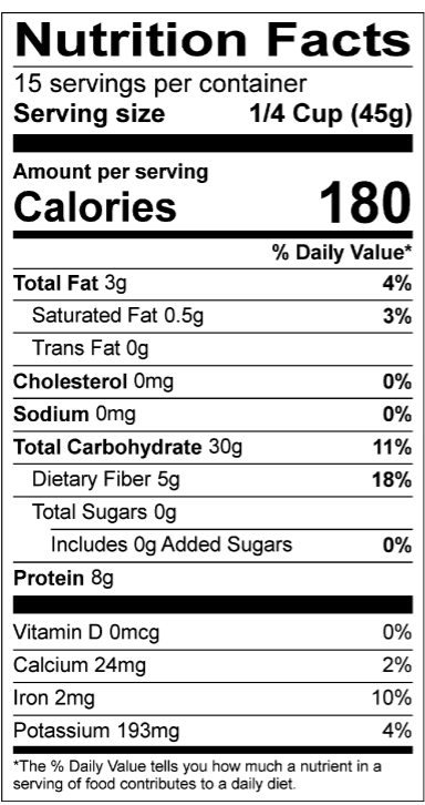 One Degree Organic Sprouted Steel Cut Oats