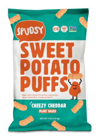 Vegan Gluten-Free Cheezy Cheddar Sweet Potato Puffs