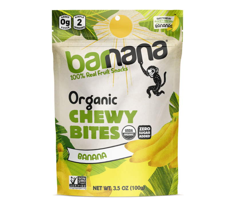 Organic Chewy Banana Bites