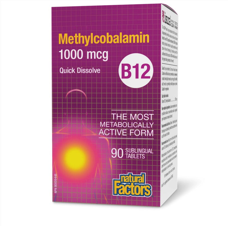 B-12 Methylcobalamin 1,000mcg