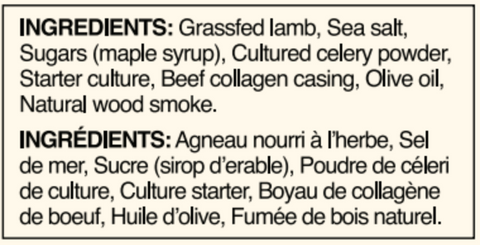Original Smoke Lamb Meat Sticks