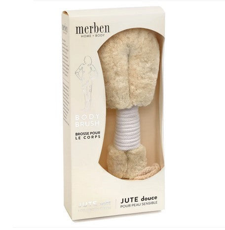 Soft Jute 9" White Body Brush