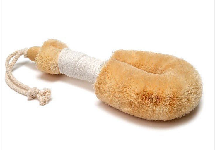 Med Sisal 9" White Body Brush