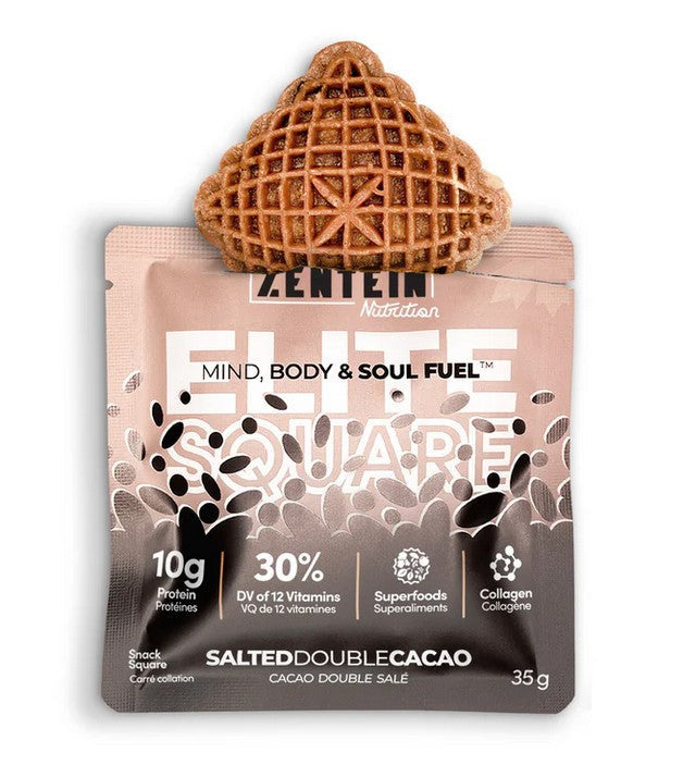 Zentein Nutrition Salted Double Cacao Elite Square