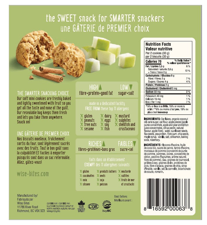 Wise Bites Apple Soft Mini Cookies