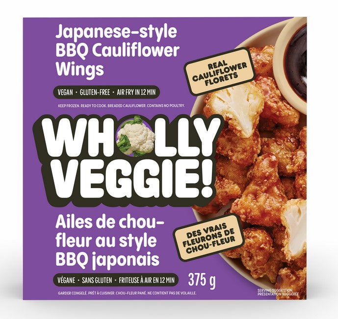 Wholly Veggie Japanese-style BBQ Cauliflower Wings