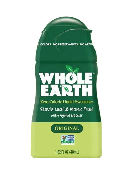 Whole Earth Stevia & Monkfruit with Agave Nectar Plant-Based Sweetener