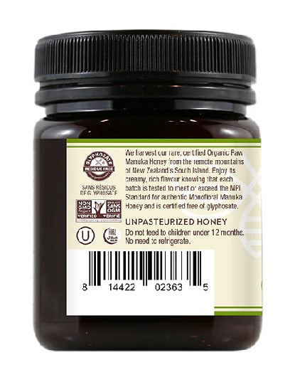 Wedderspoon Organic Raw KFactor16 Manuka Honey