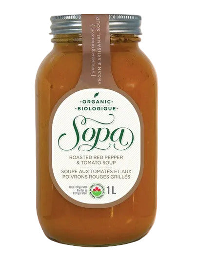 Sopa Organic Roasted Red Pepper Tomato