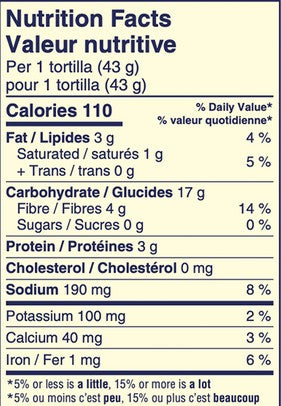 Ozery Bakery Fibre+ Tortilla