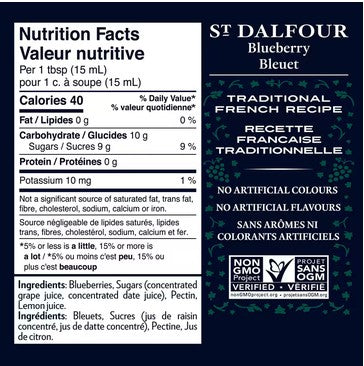 St. Dalfour Blueberry Fruit Spread