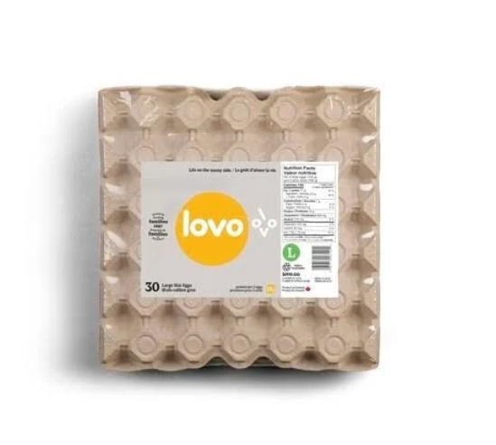 Free Run Large White Eggs with Dark Yolks