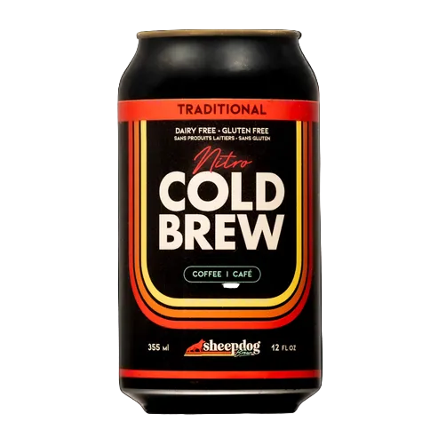Traditional Nitro Medium Roast Cold Brew Coffee