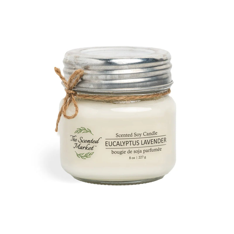 Eucalyptus Lavender Scented Soy Candle