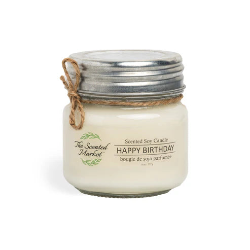 Happy Birthday Scented Soy Candle