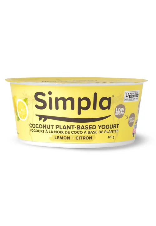 Simpla Lemon Plant-Based Coconut Yogurt