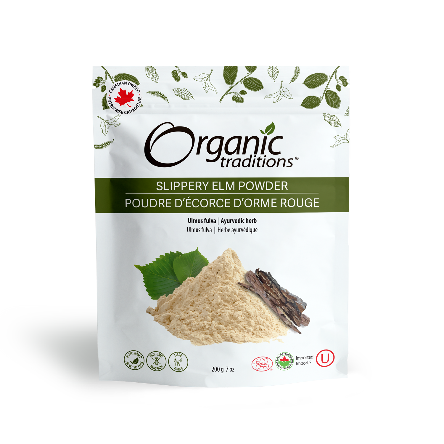 Organic Slippery Elm Bark Powder