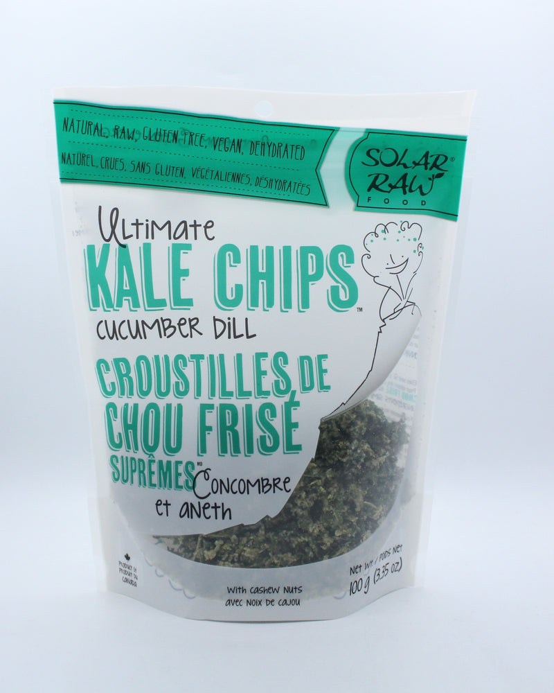 Cucumber Dill Kale Chips