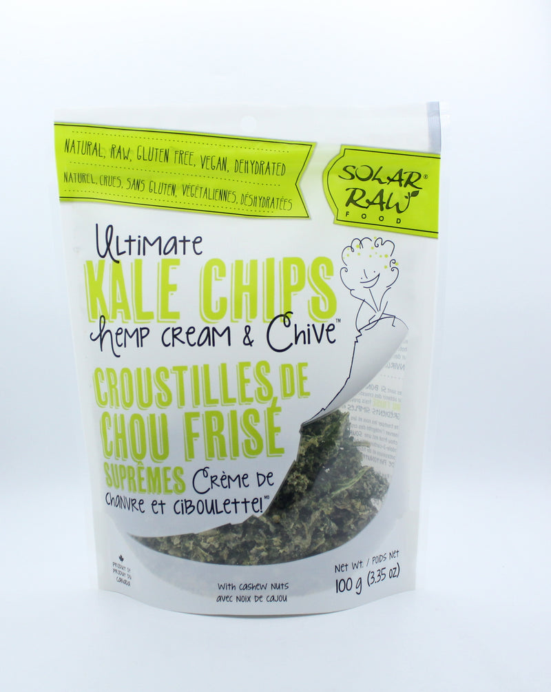 Hemp Cream & Chive Kale Chips