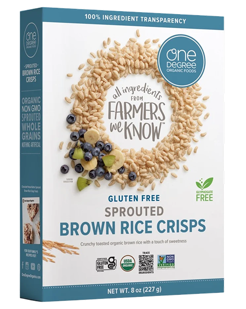One Degree Organic Sprouted Brown Rice Crisps