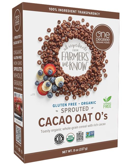 One Degree Gluten-Free Organic Cacao Oat O's