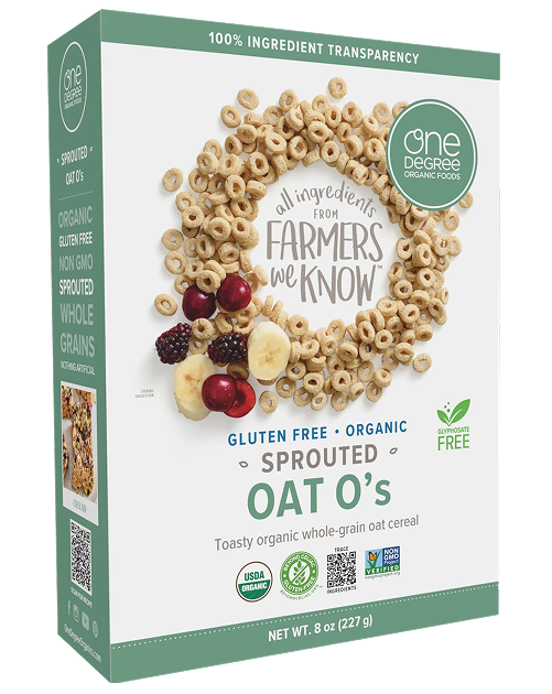 One Degree Organic Sprouted Oat O'S