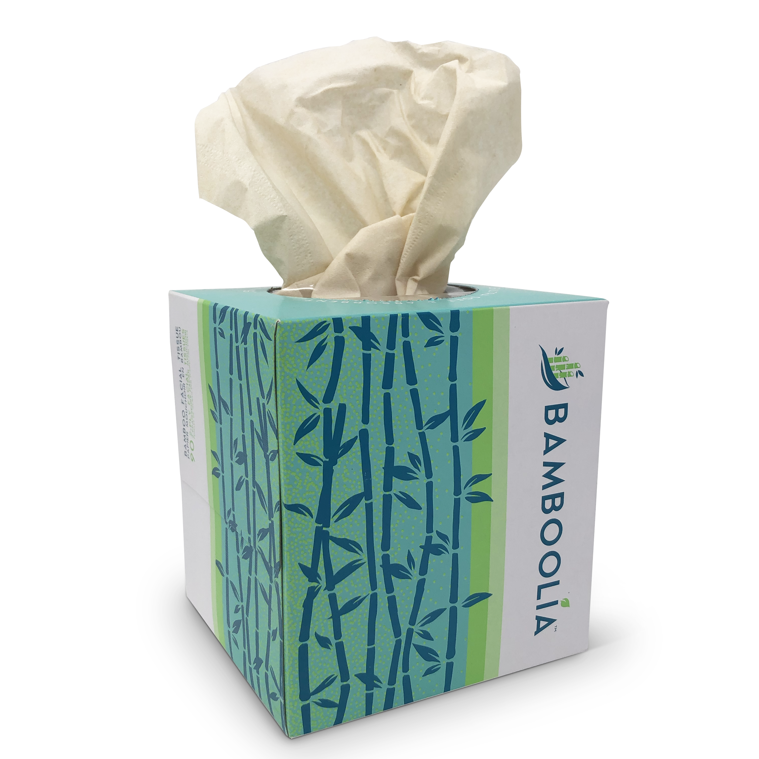 2-Ply Bamboo Facial Tissue Cube