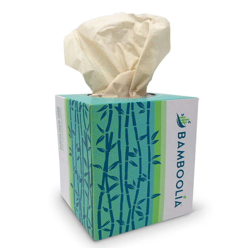 2-Ply Bamboo Facial Tissue Cube