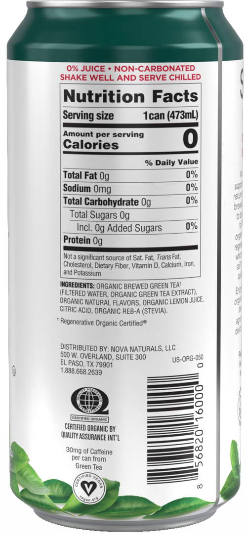 Steaz Raspberry Zero Calorie Iced Tea