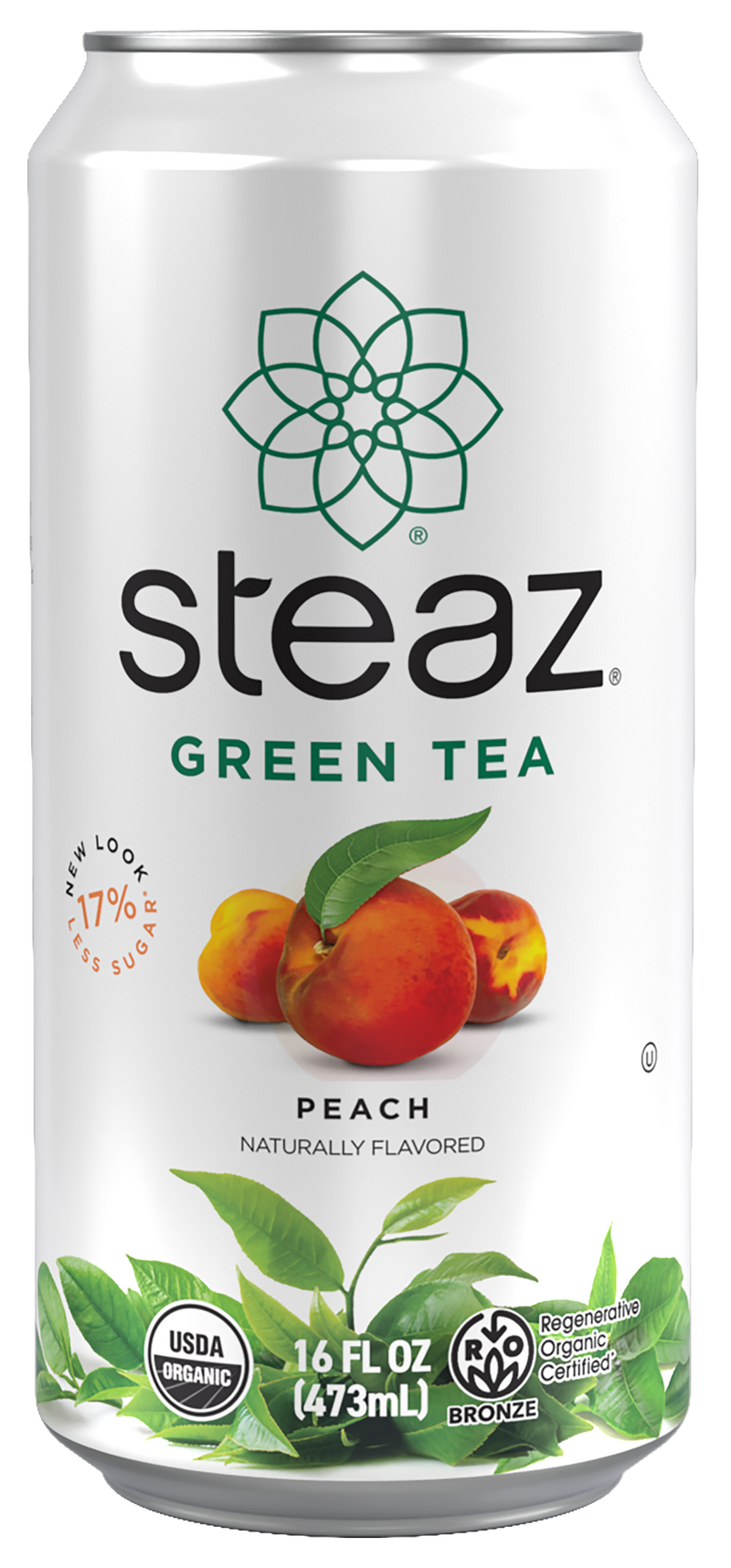 Steaz Organic Peach Green Iced Tea
