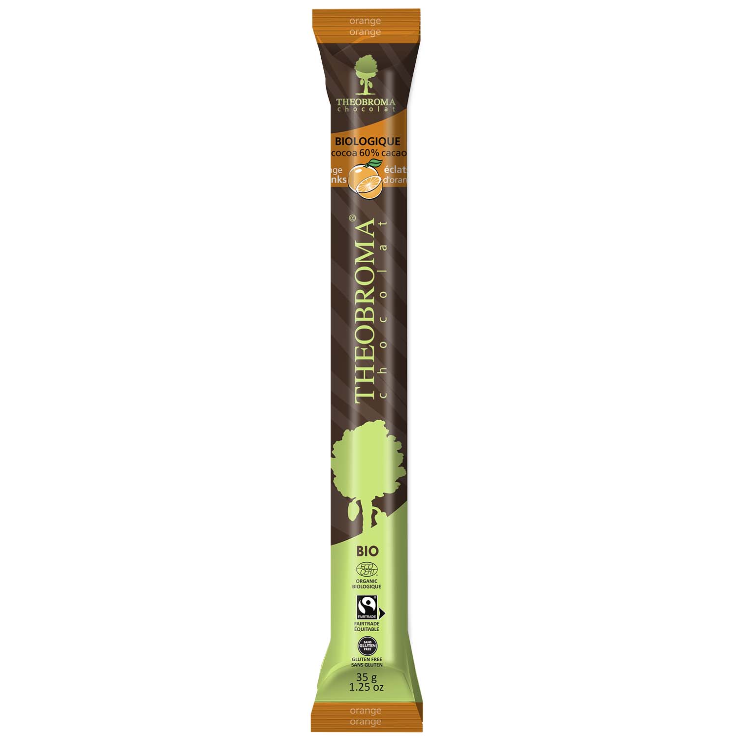 Organic Orange Chunk Chocolate Bar