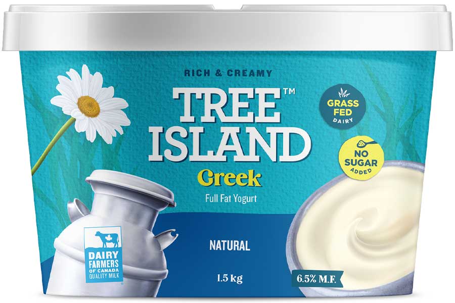 Tree Island Natural Greek Yogurt 6.5% M.F