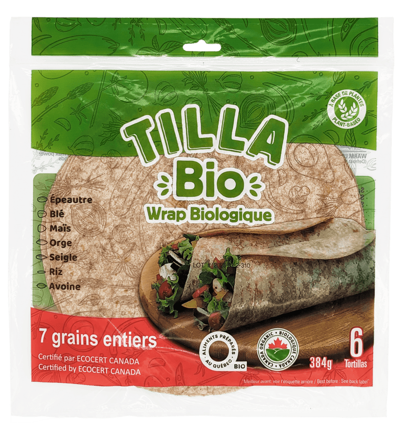 Organic 7-Whole Grains Wrap